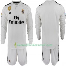 Fußballtrikots Real Madrid Kinder 2018-2019 Langarm Heimtrikotsatz kaufen